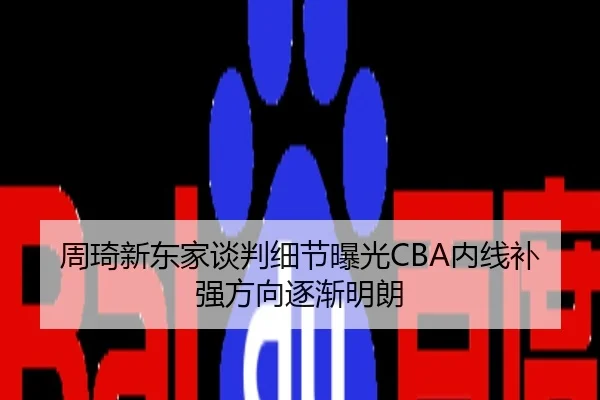周琦新东家谈判细节曝光CBA内线补强方向逐渐明朗