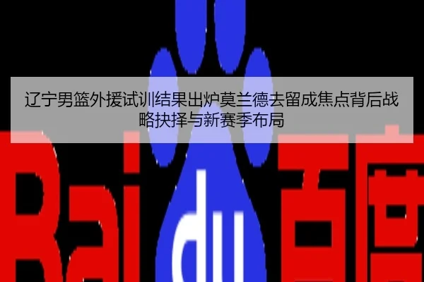 辽宁男篮外援试训结果出炉莫兰德去留成焦点背后战略抉择与新赛季布局
